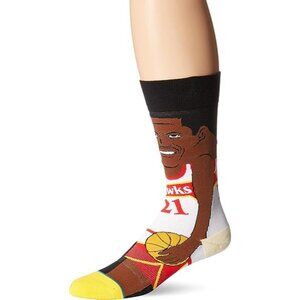 Stance Men's NBA Legends Crew Socks Dominique Wilkins Size 9-12 Large